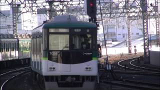 京阪電車＊＊＊７００４編成君の学生専用車姿