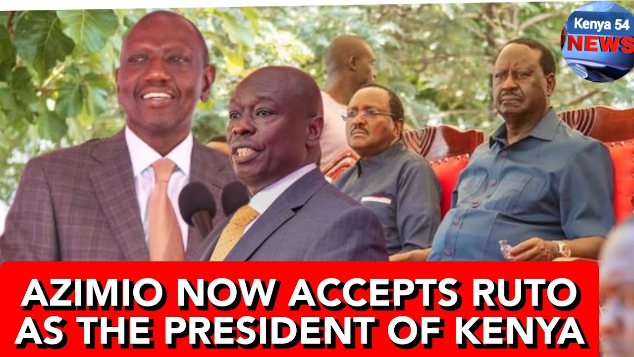 UNBELIEVABLE! WE NOW RECOGNIZE RUTO AS PRESIDENT, AZIMIO'S KALONZO ...