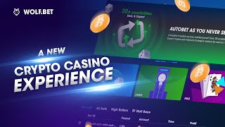 Wolf.bet - Your renewed Bitcoin gambling experience