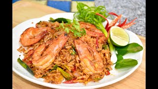 ข้าวผัดต้มยำกุ้ง รสชาติเข้มข้น หอมเครื่องต้มยำ | Tom Yum Fried Rice with Shrimp