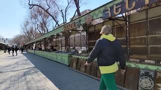 A walk-through a famous open street market in Armenia.Vernissage in Yerevan.