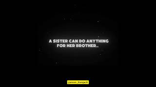 A sister can do anything for her brother | Nonblood status | Annanthanagchi pasam #brosis #sister