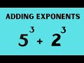Adding Exponents-Math Help