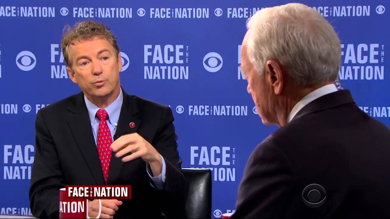 Sen. Rand Paul Appears On CBS's Face The Nation - YouTube