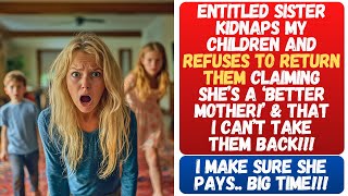 ENTITLED SISTER KIDNAPS MY DAUGHTERS AND REFUSES TO GIVE THEM BACK CLAIMING SHE'S A BETTER MOTHER!!!