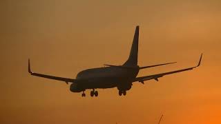 廈門航空 Xiamen Airlines 737-85C(B-5489) MF-881 廈門(MFM)→松山(TSA) landing