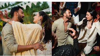 Sunil Shetty daughter Athiya Shetty KL Rahul mehendi and full dancing moments at their wedding