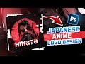 Japanese Samurai Girl Anime Style Logo Design Tutorial In Photoshop Speed Art