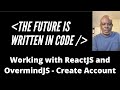 Working With Ionic Framework ReactJS and OvermindJS - Create Account