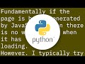 python selenium: does not wait until page is loaded after a click() command