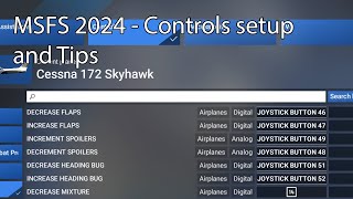 MSFS 2024 - Controls setup and Tips