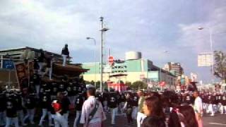 2010.09.19 岸和田だんじり祭　船津橋　中北