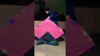 Light Kite Flying | Night Kite Flying 2024 #kiteflying #youtubeshorts