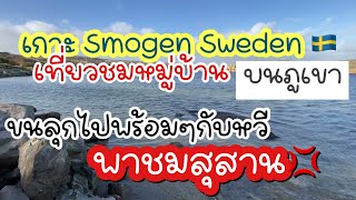 นั่งรถชมวิวใบไม้ผลิ🍂🍁สองข้างทาง | ชมสุสาน| ทะเลสาบ | หมู่บ้านบนภูเขาที่เกาะ Smögen Sweden 🇸🇪