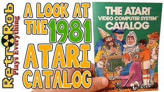 The 1981 Atari 2600 Catalog - Let's Take a Look Inside!