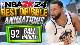NBA 2K24 Best Build Dribble Moves / SIGS for 92 Ball Handle Builds UPDATED