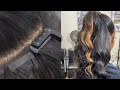 How to Install Tape-In Extensions/Half Up-Half Down Tutorial