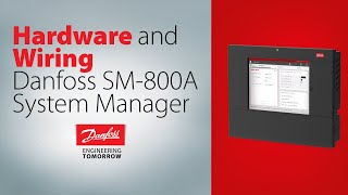 Hardware \u0026 wiring of Danfoss AK-SM 800A system manager | Technical support for supermarket controls