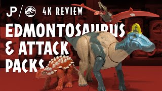 Jurassic World Edmontosaurus \u0026 Attack Packs Unboxing \u0026 Review - Primal Attack / collectjurassic.com