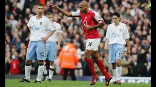 Thierry Henry vs Aston Villa Home PL 2004/05 - Amazing performance