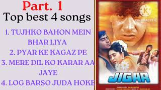Movie name Jigar (1992) All best hindi songs | Romantic song | Ajay Devgan | Karishma Kapoor