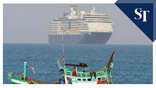 Cruise shunned over coronavirus docks in Cambodia