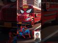 Superheroes but School Bus ❤️🔥 - Marvel & DC Characters #marvel #avengers #shorts