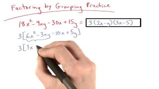 Factor by Grouping Practice 4 - Visualizing Algebra