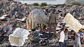 Unbelievable Process of Recycling Waste Clothes to Make White Cotton in Factory