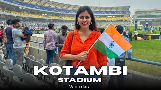 India vs West Indies women cricket Match //Baroda cricket Association // New Stadium in vadodara