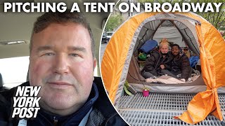 Homeless couple living in a $250 tent in NYC | Kevin Sheehan: Urban Legend