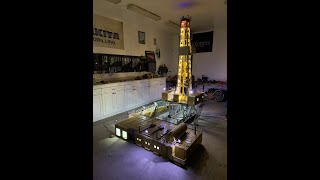 Scale Model of Oil Drilling Rig