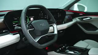 Audi Q6 e-tron Interior design in Pearl Beige