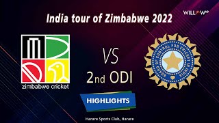 Highlights: 2nd ODI, Zimbabwe vs India, Zimbabwe vs India,India tour of Zimbabwe 2022
