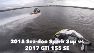 Sea-doo Spark vs GTI 155 SE acceleration