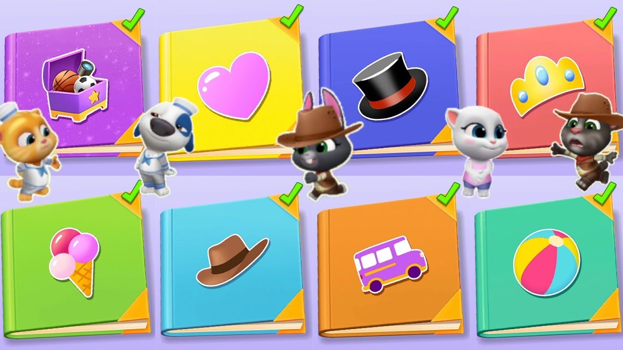 My Talking Tom Friends - All Sticker Album Complete - YouTube