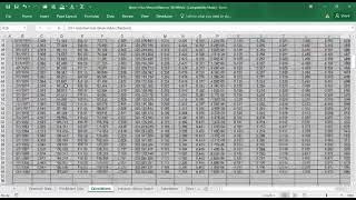 Material Balance Using MS Excel