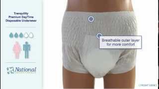 Tranquility Premium DayTime Disposable Underwear