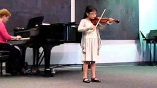 Lia violin recital 2012