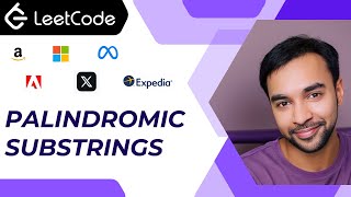 Palindromic Substrings (LeetCode 647) | Full step by step solution with visuals
