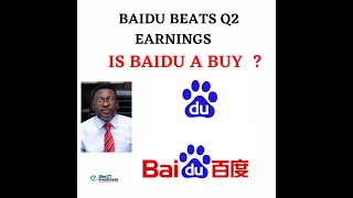 IS BAIDU A BUY AFTER SMASHING Q2 ?