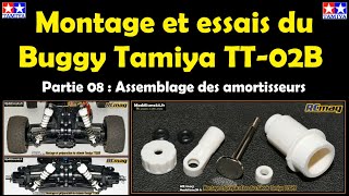 Tamiya TT-02B Buggy Assembly and Testing - Part 08 Shock Absorber Assembly