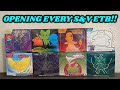 I opened an ETB from EVERY SCARLET & VIOLET era set thus far!! (pokemon card opening)