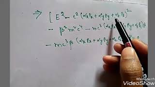 Dirac relativistic equation