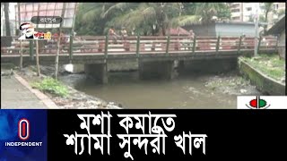 বর্তমানে ১৬ কিমি দীর্ঘ এই খাল মশারই প্রজনন ক্ষেত্র ।। Shama Sundori Khal || Rangpur