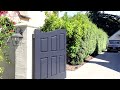 custom driveway gates u0026 faac gate openers full privacy palo alto ca automatic gate masters.