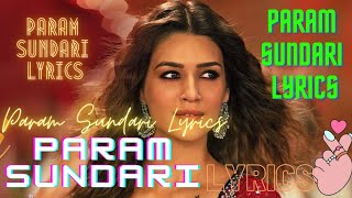 Param Sundari (LYRICS) - Mimi | Kriti Sanon, Pankaj Tripathi | A. R. Rahman | Shreya | Amitabh