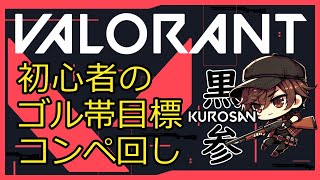 #02【VALORANT】初心者のコンペ回し！まずはゴル帯目指します！【縦型配信】