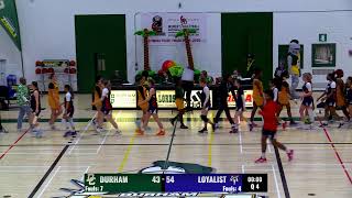 OCAA Women's Basketball 🏀 Loyalist @ Durham [2025/01/10]