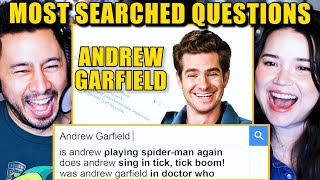 ANDREW GARFIELD ANSWERS THE WEB'S MOST SEARCHED QUESTIONS | Reaction!